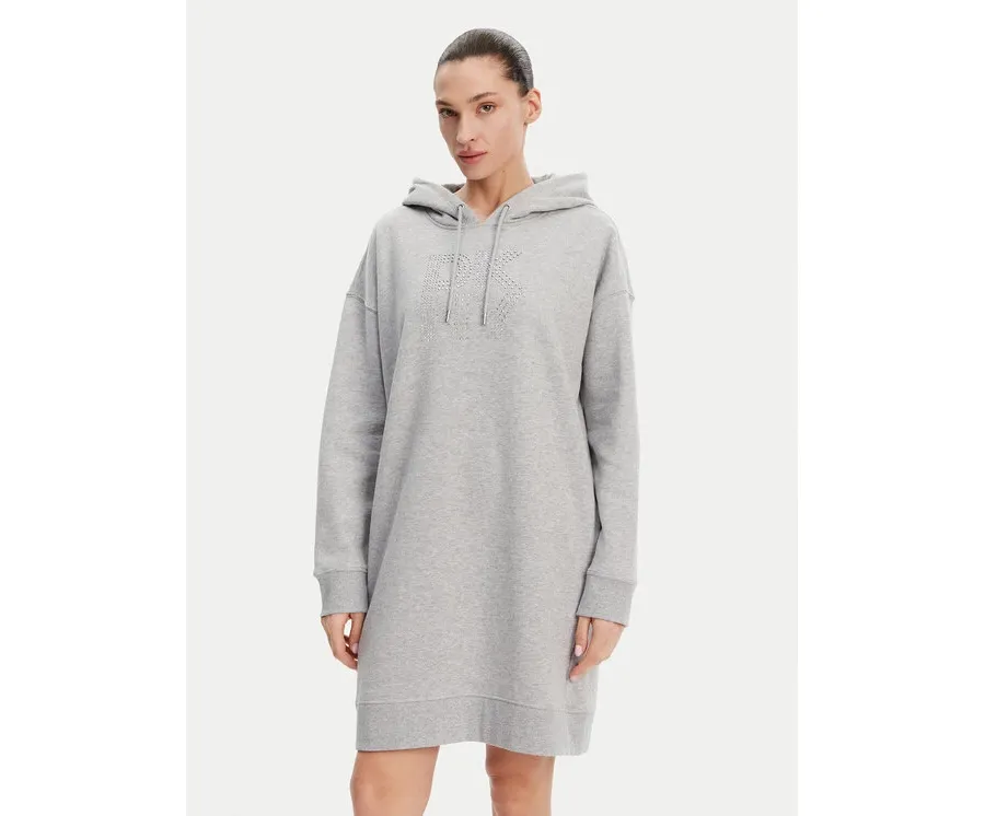 obrazek 1 DKNY Sukienka dzianinowa DP5D4884 Szary Relaxed Fit