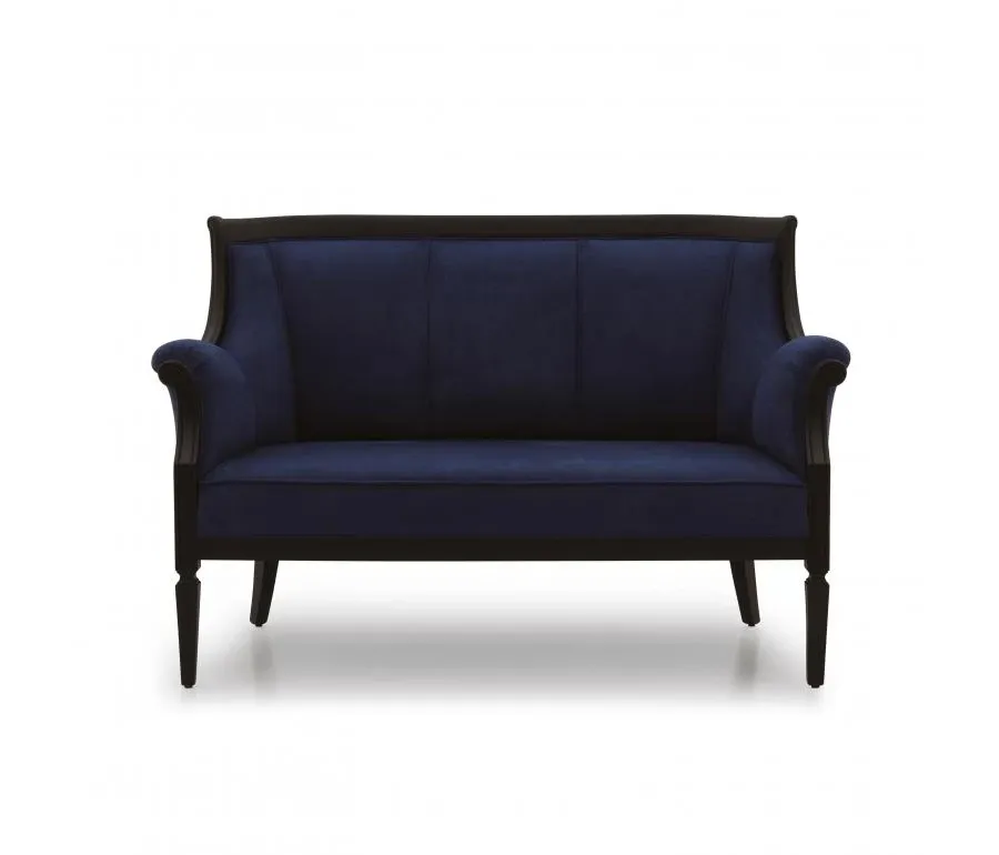obrazek 3 Purpurowa sofa 2-osobowa w klasycznym stylu - Sevensedie
