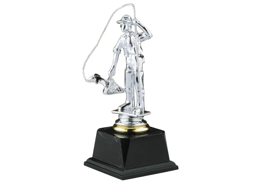 picture 1 Italian figurine with an angler - Astra Argenti
