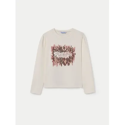 Zdjęcie Mayoral Bluzka 7003 Écru Regular Fit