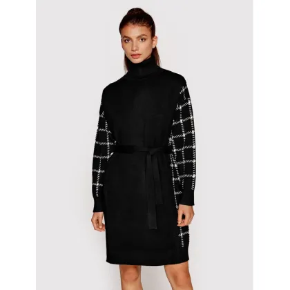 Zdjęcie Silvian Heach Sukienka dzianinowa PGA22126VE Czarny Regular Fit