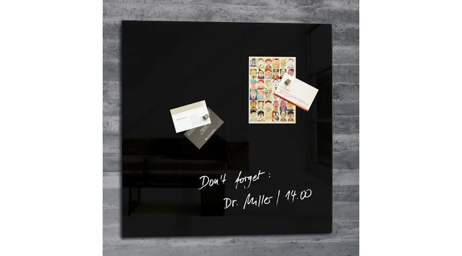 picture 3 Magnetic Glass Board artverum 48x48 cm