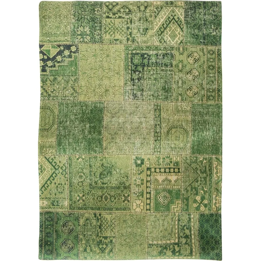obrazek 1 Subtelny zielony dywan patchwork - HANGING GARDENS 8688