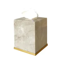 Picture Luxurious cubic marble tissue holder for a unique bathroom – 3SC
