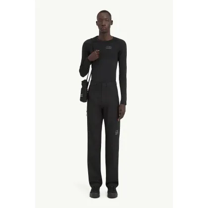 Zdjęcie MM6 Maison Margiela spodnie x Salomon męskie kolor czarny proste SH0LA0013.M35200