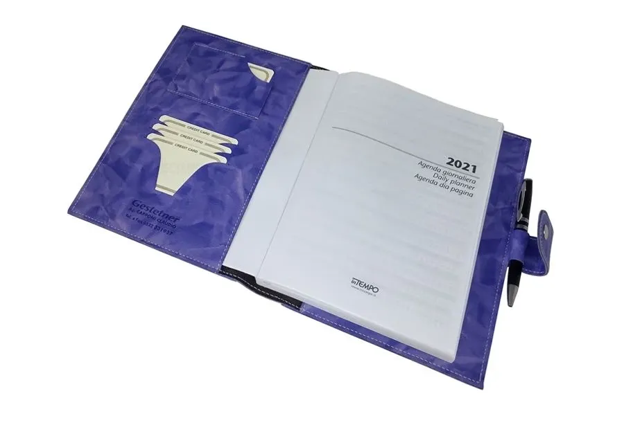 obrazek 3 Skórzany dziennik 25,5x18x3 cm z opcją personalizacji dla firm