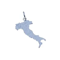 Picture Italy plate pendant divided into regions