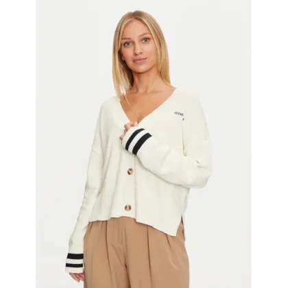 Zdjęcie Guess Jeans Kardigan W4BR81 Z3HM1 Écru Regular Fit