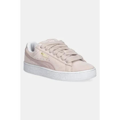 Zdjęcie Puma sneakersy skórzane Suede XL kolor beżowy 395205