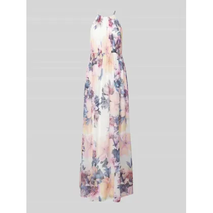 Zdjęcie Sukienka wieczorowa w kwiatowe wzory