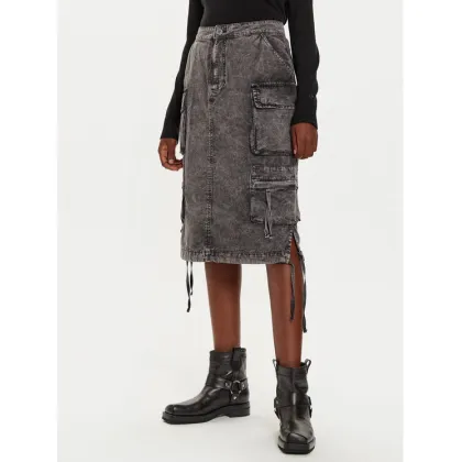 Zdjęcie Alpha Industries Spódnica jeansowa 148068 Szary Regular Fit