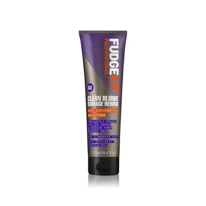 Zdjęcie FUDGE Clean Blonde Damage Rewind Violet-Toning Shampoo Szampon do włosów 250 ml