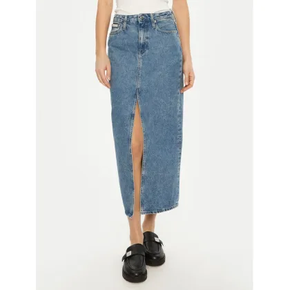 Zdjęcie Calvin Klein Jeans Spódnica jeansowa J20J224532 Niebieski Straight Fit