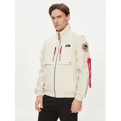 Zdjęcie Aeronautica Militare Kurtka bomber 241AB2152CT3260 Écru Regular Fit