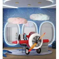 Zdjęcie Ekskluzywne biurko do pokoju dziecięcego samolot