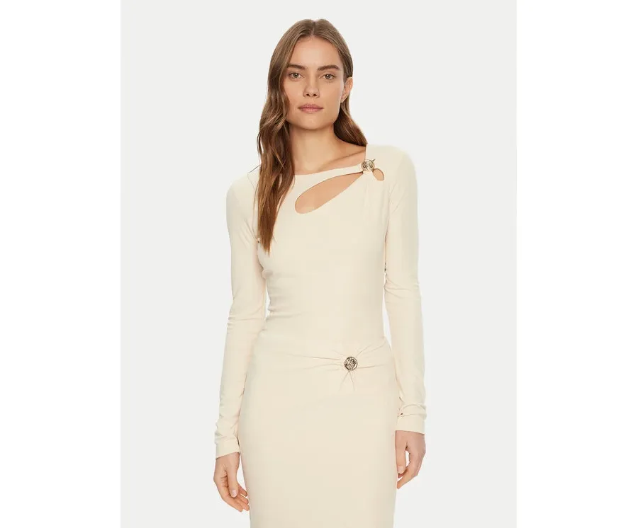 obrazek 1 Guess Bluzka W5RP12 KAQL2 Beżowy Regular Fit