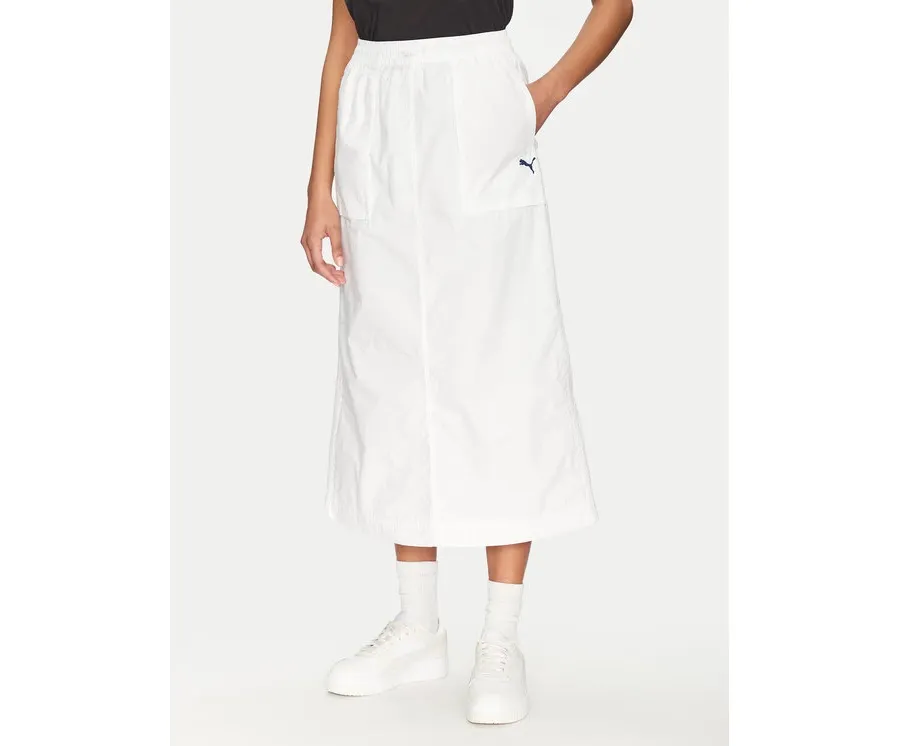 obrazek 1 Puma Spódnica trapezowa Future Archive 629784 Biały Relaxed Fit
