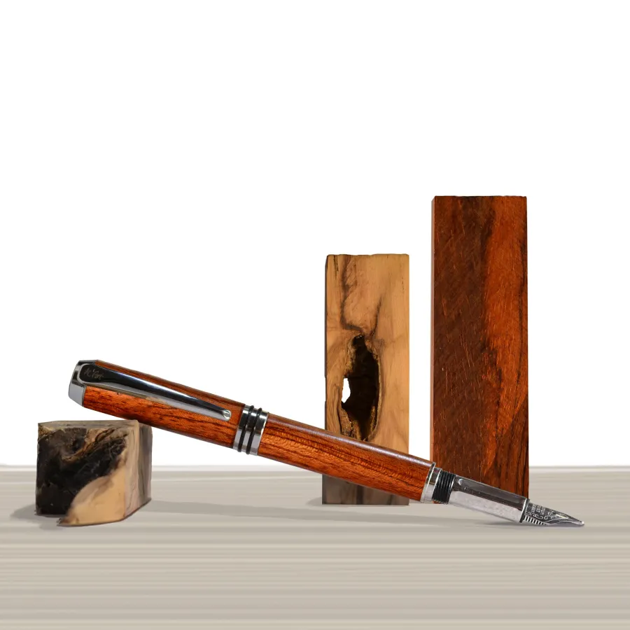 obrazek 3 Eleganckie pióro z drewna Bubinga - Antea Stilo Bubinga - M'Art