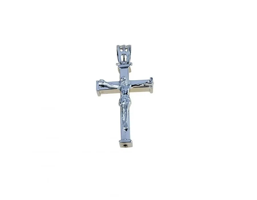 obrazek 1 Genialny męski krzyz z Chrystusem 28x18mm