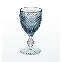 Zdjęcie Stylowy kielich ze szkła o ponadczasowym klasycznym kształcie z górą w kolorze szarym - Vista Alegre