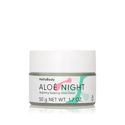 Zdjęcie HelloBody ALOÉ NIGHT Hydrating Sleeping Face Cream Krem na noc 50 ml