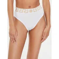 Zdjęcie Versace Figi klasyczne z wysokim stanem AUD01050 1A10011 Biały