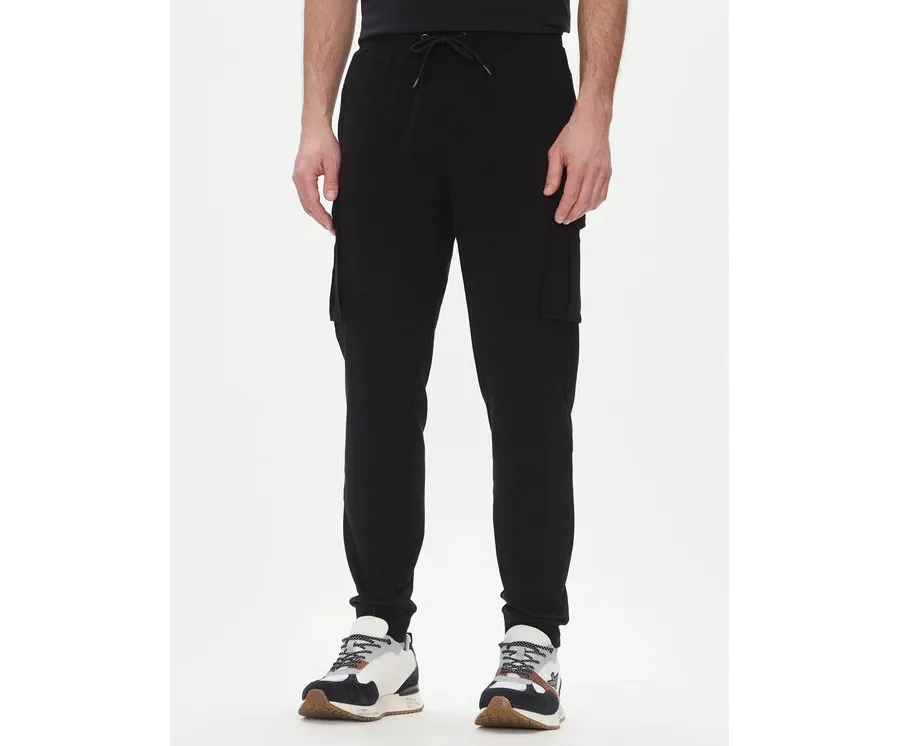 obrazek 1 Aeronautica Militare Spodnie dresowe 251PF860F459 Czarny Regular Fit