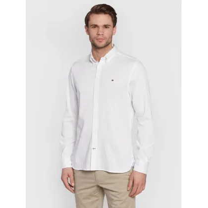 Zdjęcie Tommy Hilfiger Koszula Dobby MW0MW25038 Biały Slim Fit