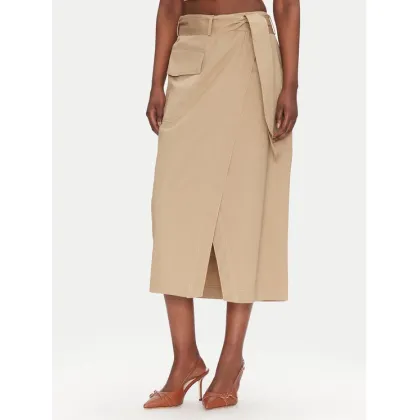 Zdjęcie ACCESS FASHION Spódnica midi 53-6037-502 Beżowy Regular Fit