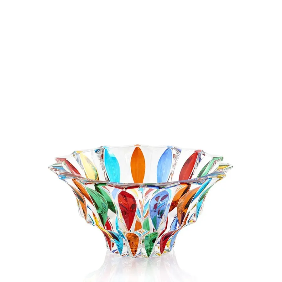obrazek 1 Niepowtarzalna miska z kolorowego szkła (25 cm)