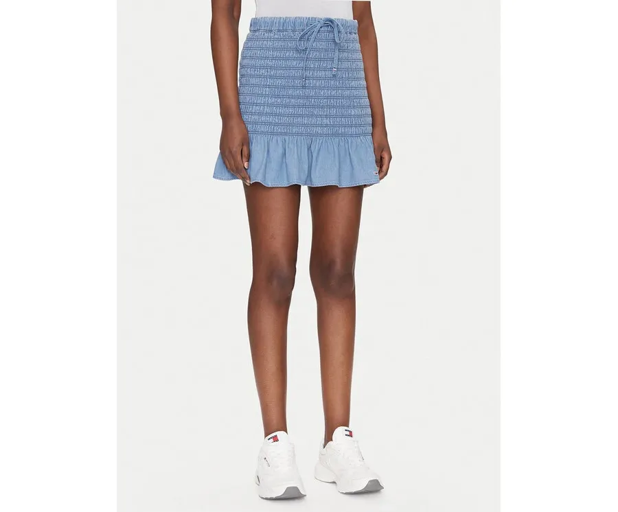 obrazek 1 Tommy Jeans Spódnica mini DW0DW20273 Niebieski Regular Fit