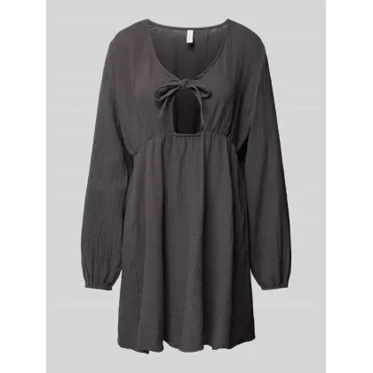 Zdjęcie Sukienka mini z bufiastymi rękawami model ‘THYRA’