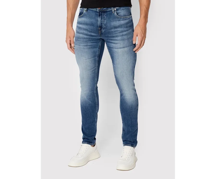 obrazek 1 Guess Jeansy Chris M2YA27 D4Q42 Granatowy Super Skinny Fit