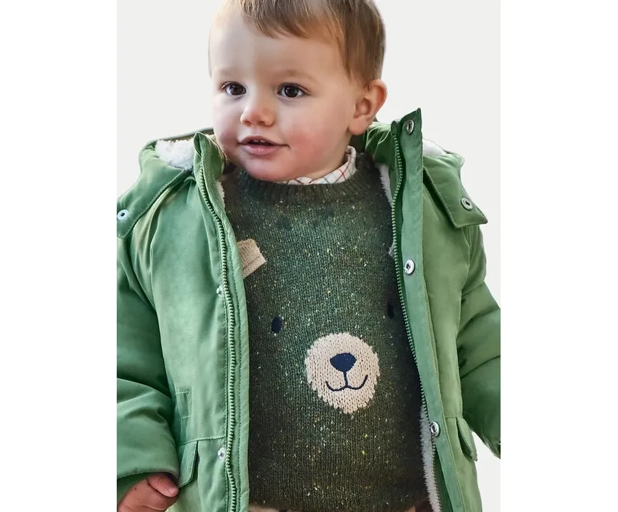 obrazek 1 Mayoral Sweter 2314 Zielony Regular Fit