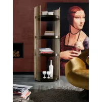 Zdjęcie Nowoczesny regał Bamboo do salonu