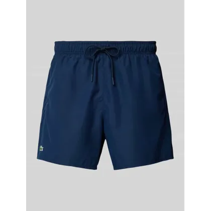 Zdjęcie Spodenki kąpielowe o kroju regular fit z naszywką z logo