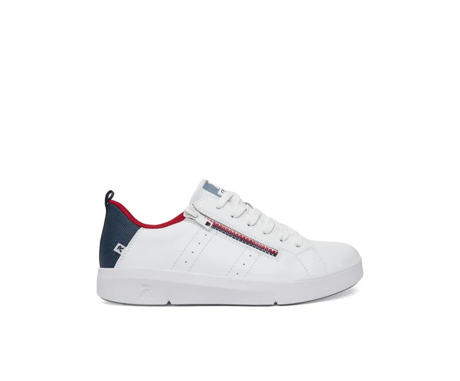 obrazek 1 Rieker Revolution Lifestyle Sneakersy 41906-80 Biały
