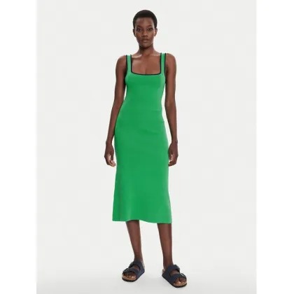 Zdjęcie STAUD Sukienka dzianinowa Paintyn R24P2242VN Zielony Slim Fit