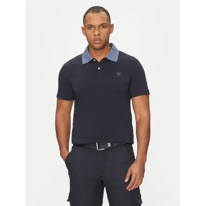 Zdjęcie Guess Polo M5GP66 J1314 Niebieski Regular Fit