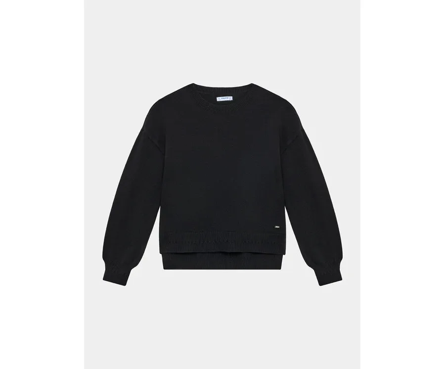 obrazek 1 Mayoral Sweter 367 Czarny Regular Fit
