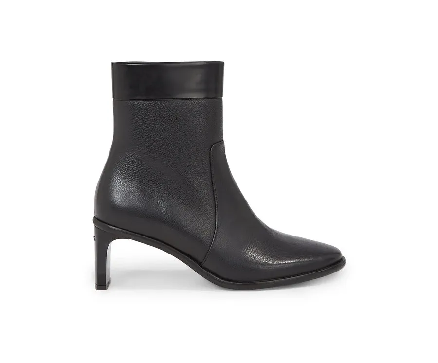 obrazek 1 Calvin Klein Botki Curved Stil Ankle Boot 55 HW0HW01889 Czarny