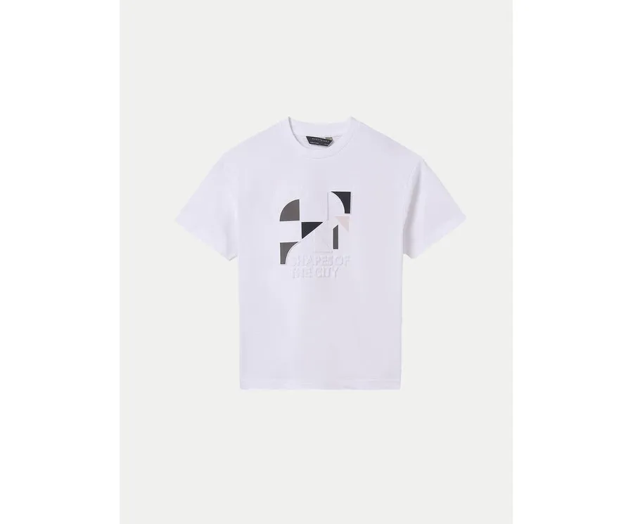 obrazek 1 Mayoral T-Shirt 6002 Biały Regular Fit