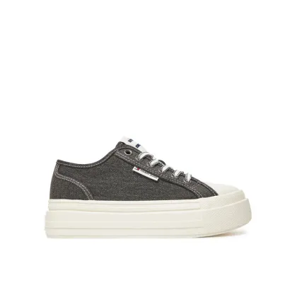 Zdjęcie Tommy Jeans Sneakersy Tjw Foxing Flatform Lc EN0EN02736 Czarny