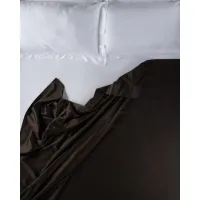 Picture Dark brown cotton satin sheet - 3 sizes