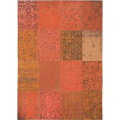 Zdjęcie Cudowny pomarańczowy dywan patchwork - ORANGE 8010