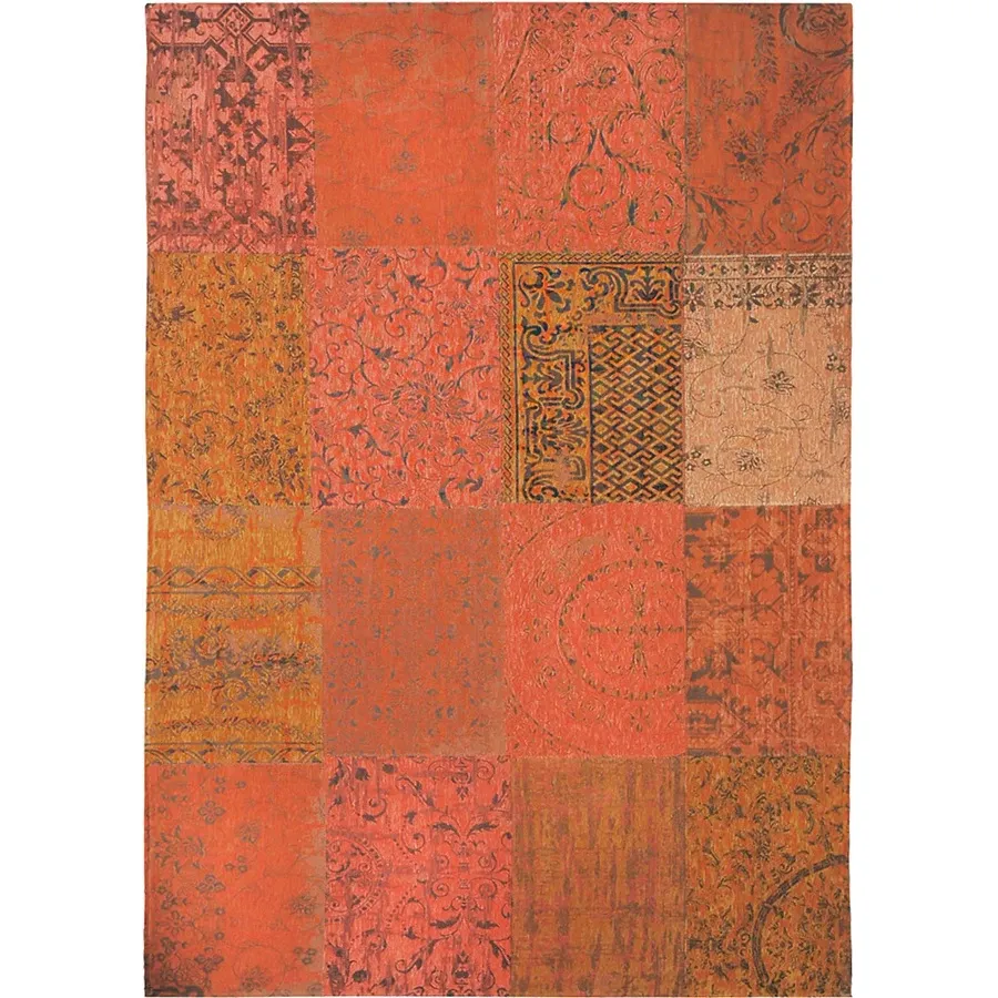 obrazek 1 Cudowny pomarańczowy dywan patchwork - ORANGE 8010