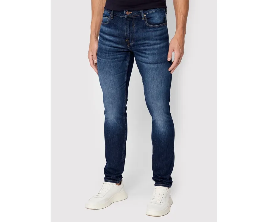 obrazek 1 Guess Jeansy Chris M2YA27 D4Q41 Granatowy Super Skinny Fit