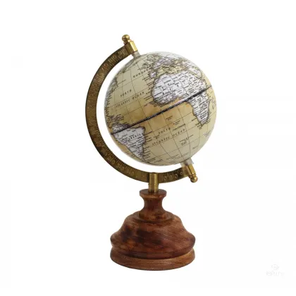 Zdjęcie Piękny globus na biurko od włoskiej marki - h. 26 cm, ⌀ 12 cm