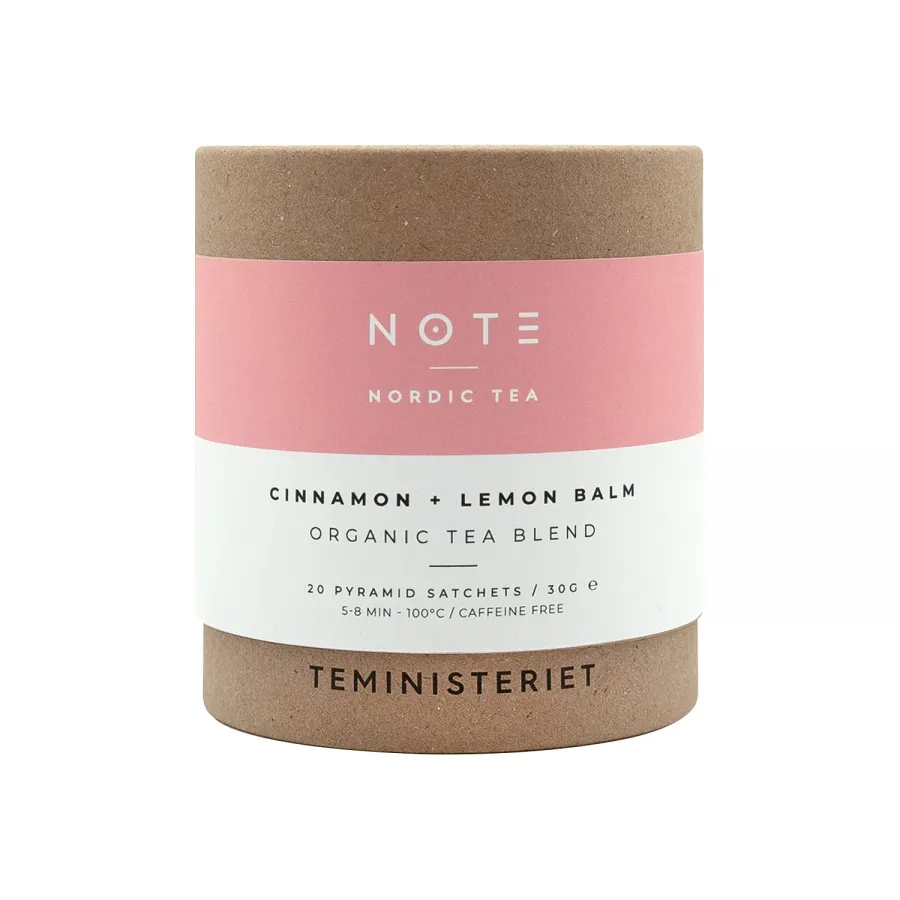 obrazek 1 Teministeriet - NOTE Cinnamon Lemon Balm Organic - Herbata 20 Torebek TEMINISTERIET
