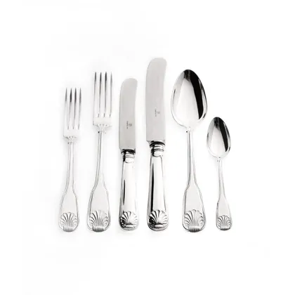 Zdjęcie Oryginalny włoski zestaw sztućców wykonanych ze srebra - Pampaloni